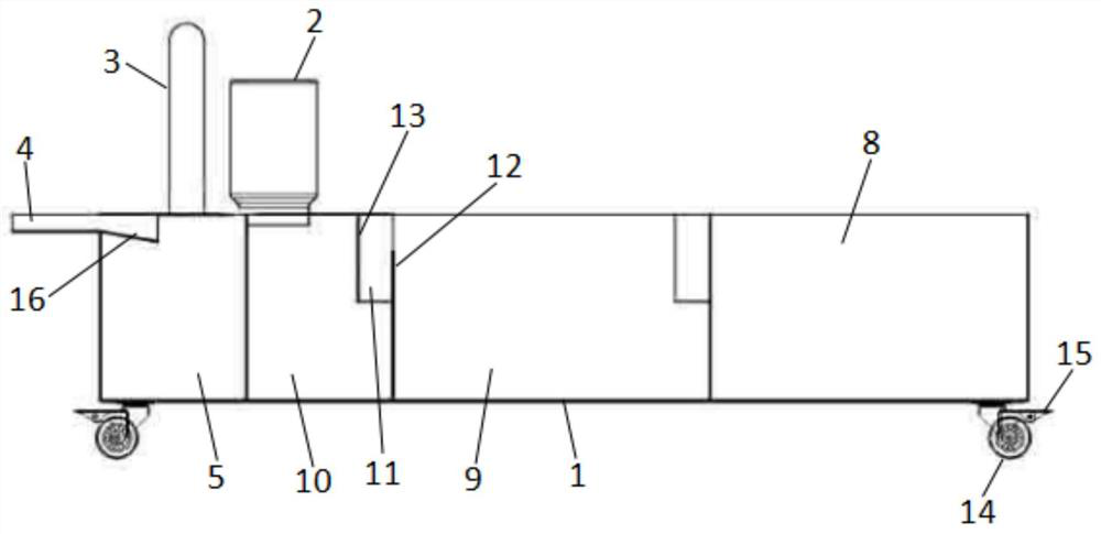 A high-efficiency sapphire crystal processing equipment coolant powder multi-stage sedimentation tank