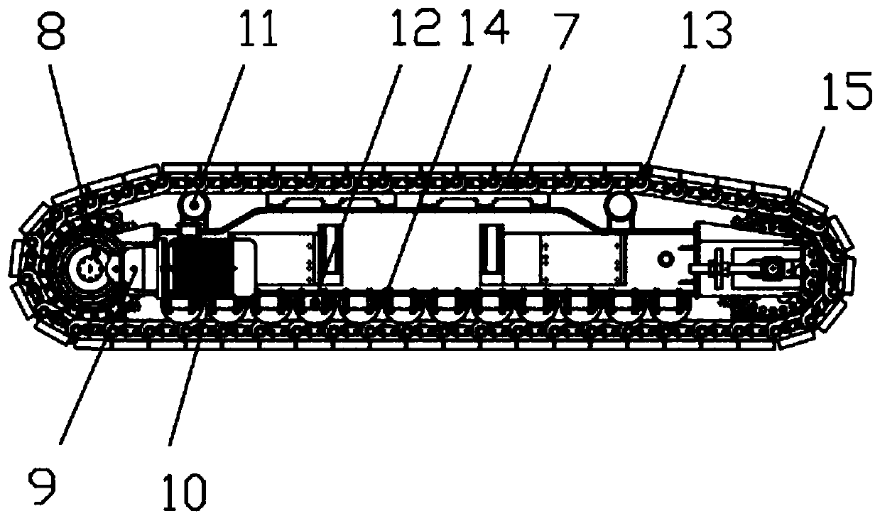 Two crawler type tractor