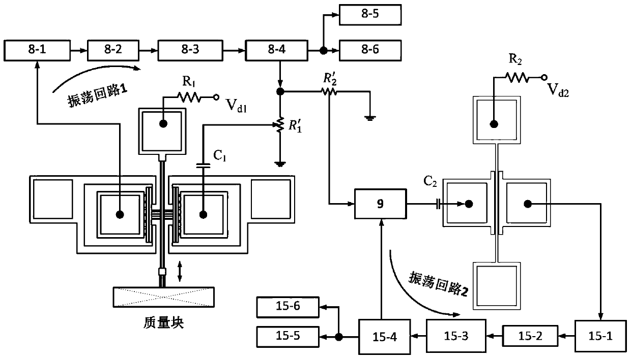 Superharmonic synchronous resonant accelerometer based on unidirectional electric synchronization