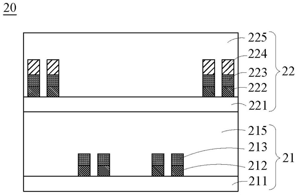 Photosensitive conductive structure and touch sensor