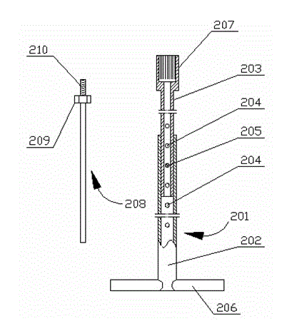 Method for rapidly positioning and installing hanging bars