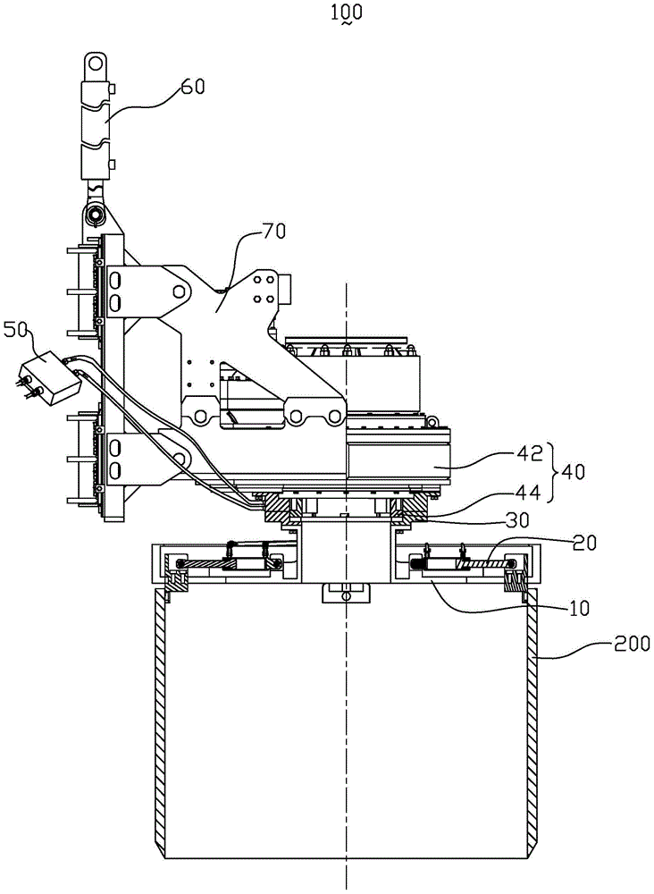 Casing-mountable rotary drilling rig