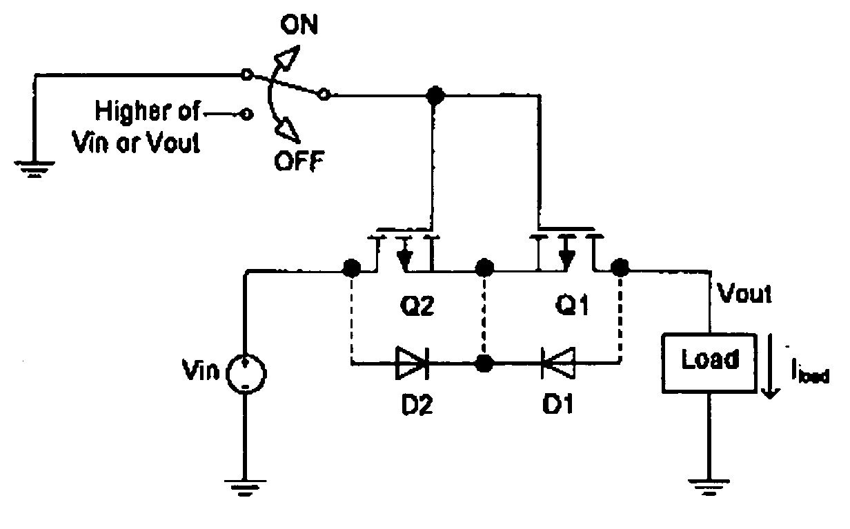 Current limited bilateral MOSFET switch with reduced switch resistance and lower manufacturing cost