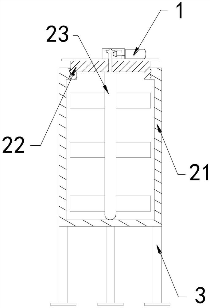 Industrial enzyme fermentation device