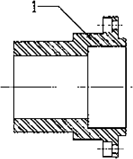 Extruding device of porous hard alloy profile