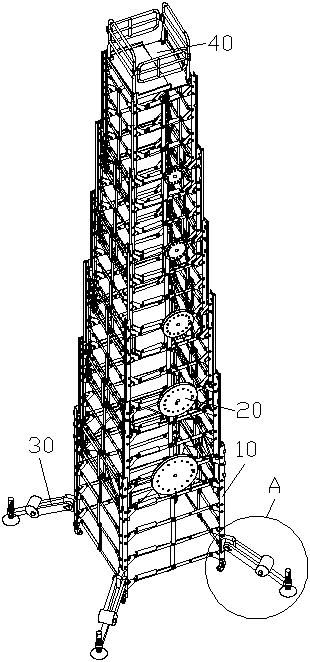 Lifting level meter maintenance device