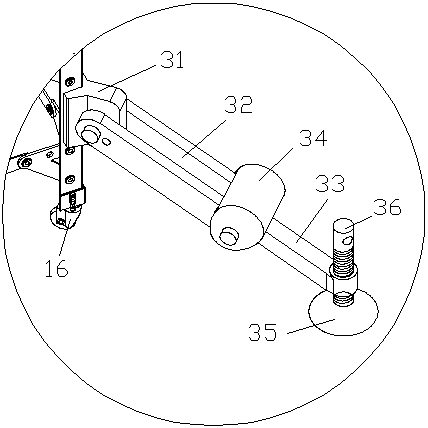 Lifting level meter maintenance device