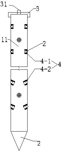 Semi-girder type steel pipe pile and construction method thereof