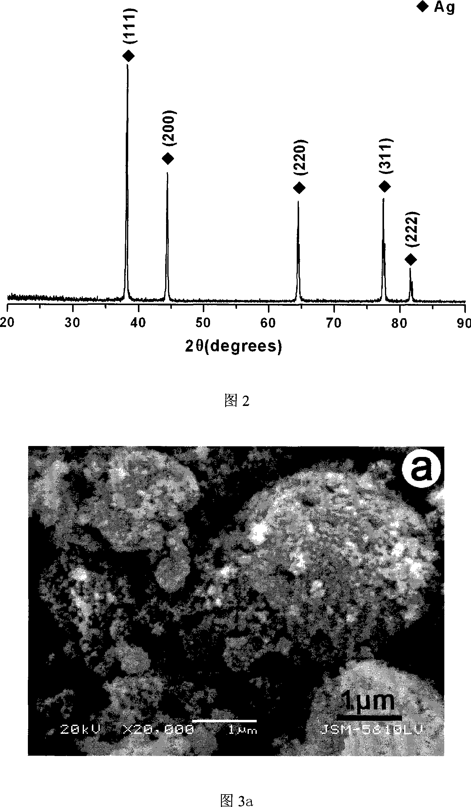 Method for preparing spherical nano silver powder