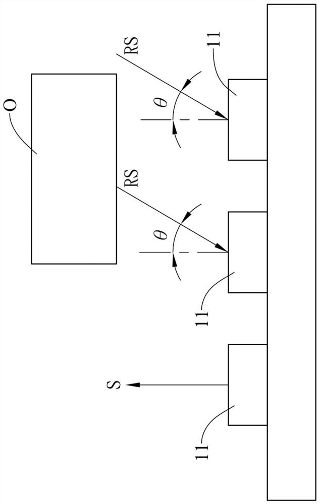 Antenna array and automobile collision avoidance radar having the same