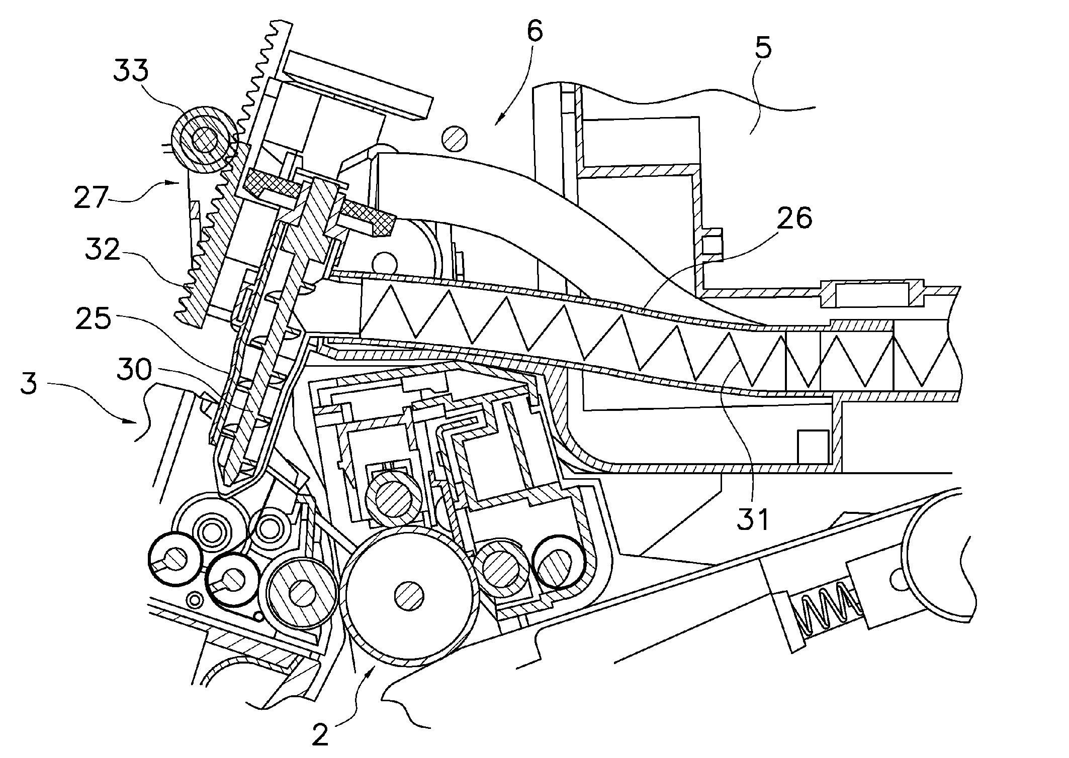 Color image forming device