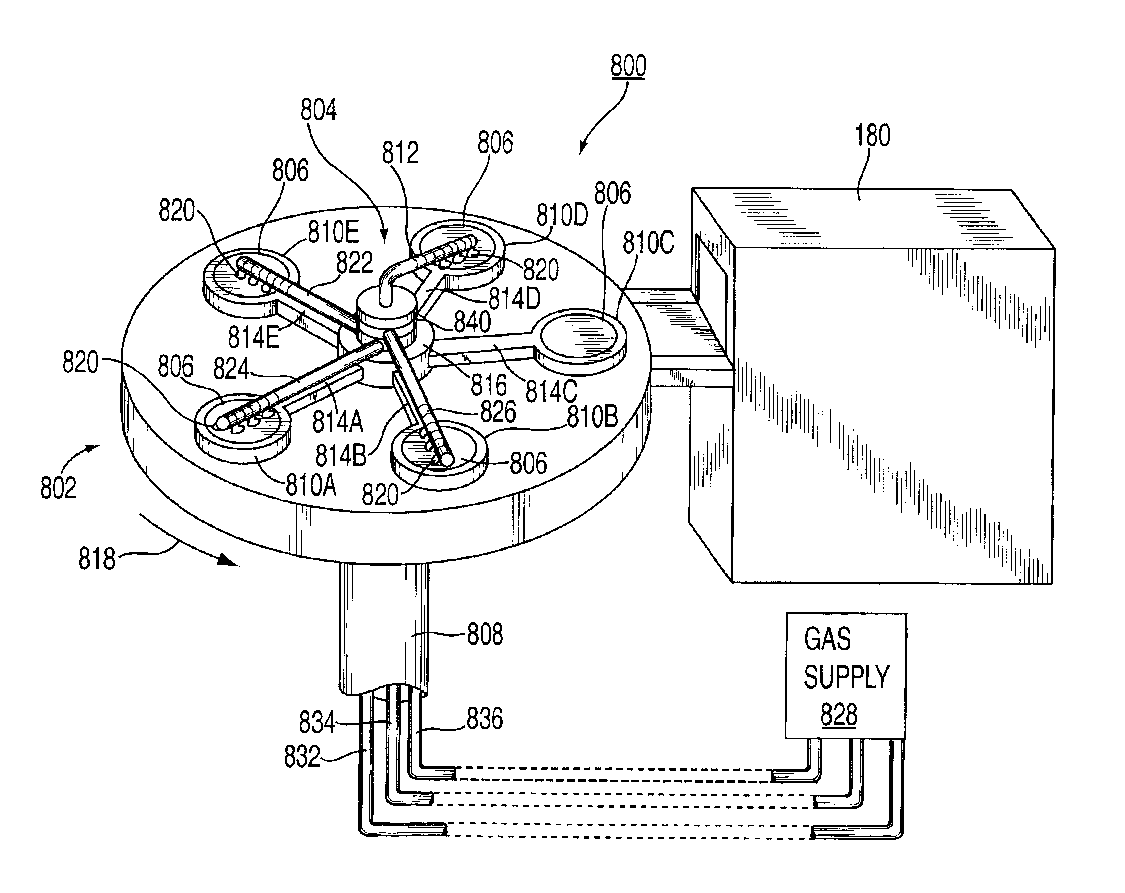 Multi-station deposition apparatus and method