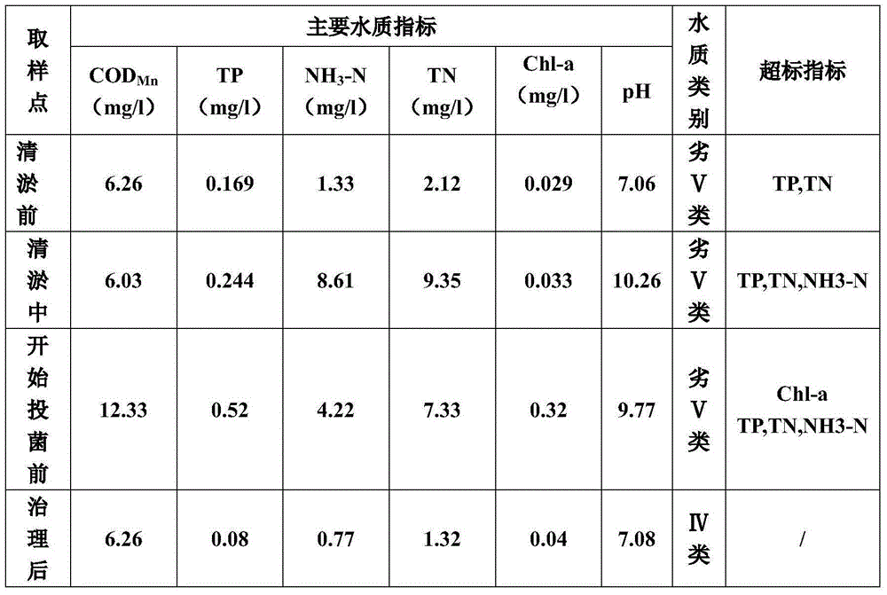 Water body stabilization control method after lake dredging