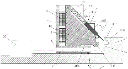 Branch shearing device for agriculture and forestry cuttage