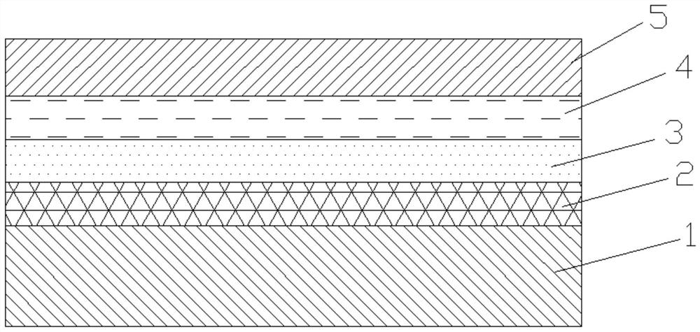 Inkjet ceramic tile imitating natural stone texture and production method thereof