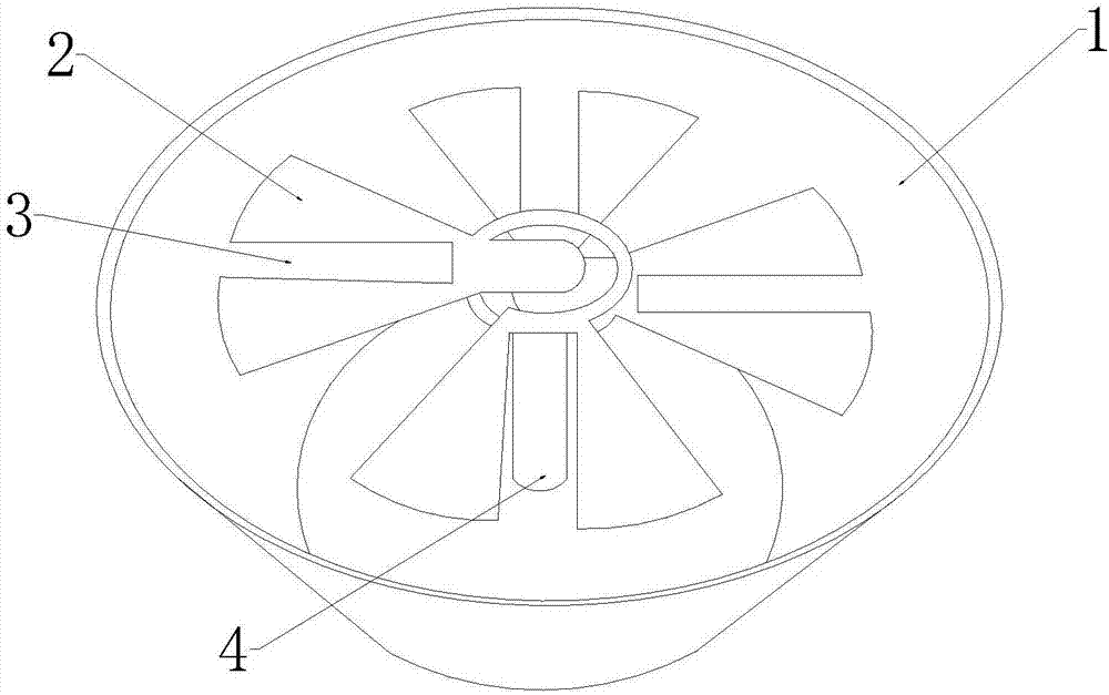 Bow tie cross dipole antenna