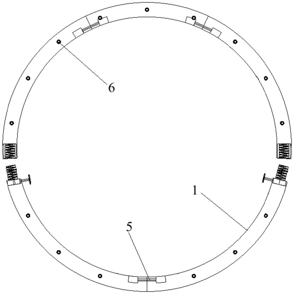 Installation and use method of active support prefabricated secondary lining for shield tunnel