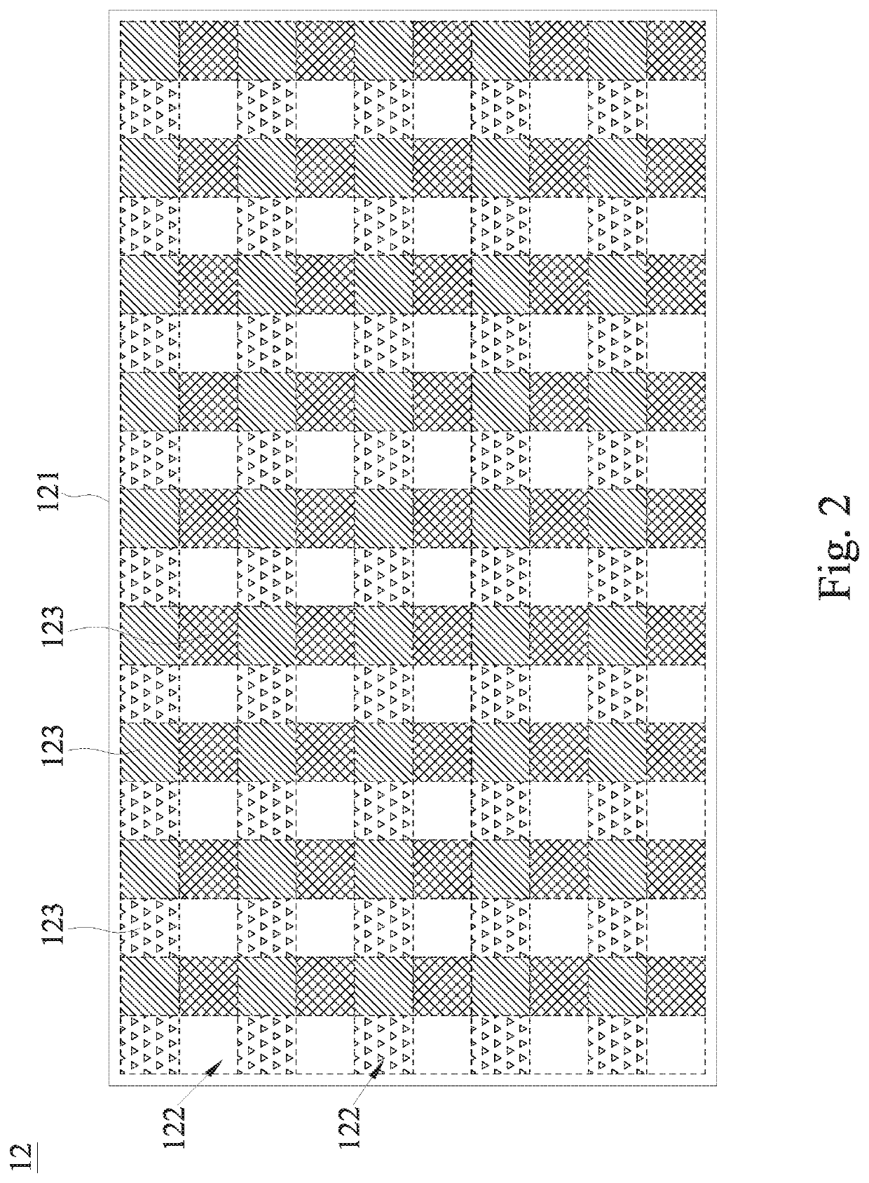 LED lighting module and a display having the LED lighting module