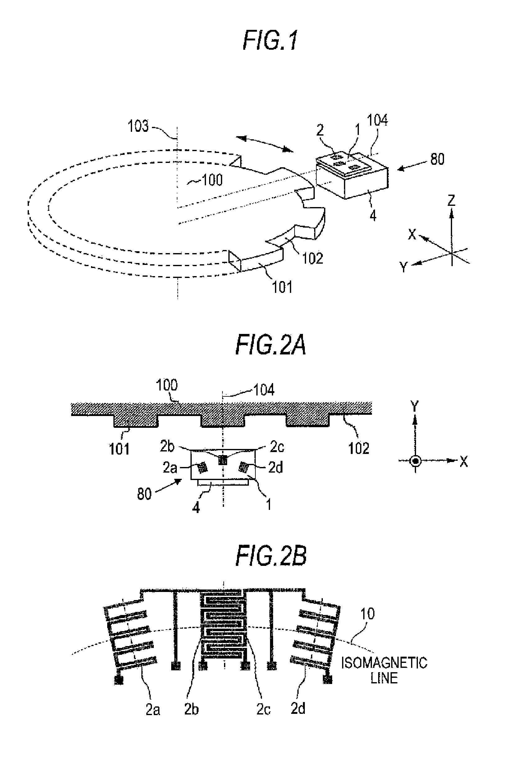 Magnetic position detection apparatus