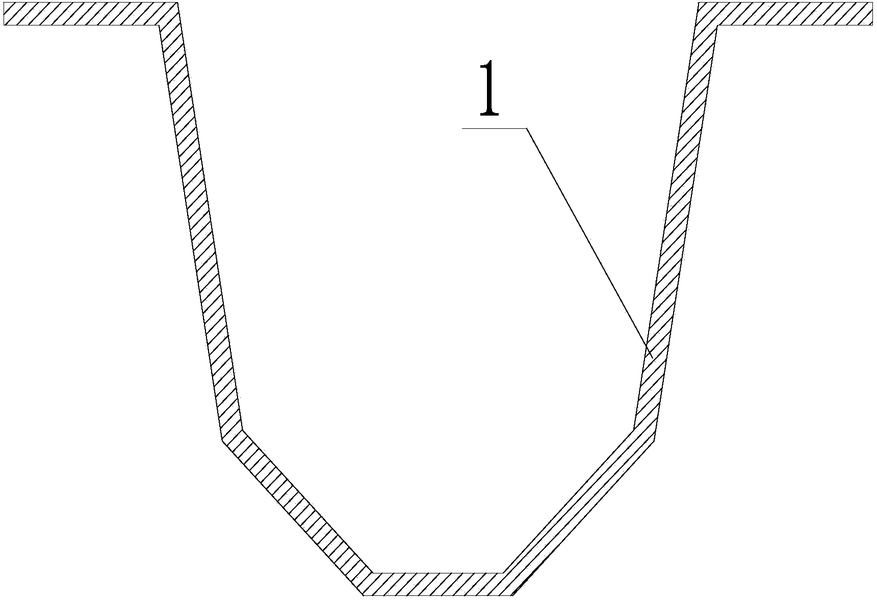 Anti-collision support with corrugated face