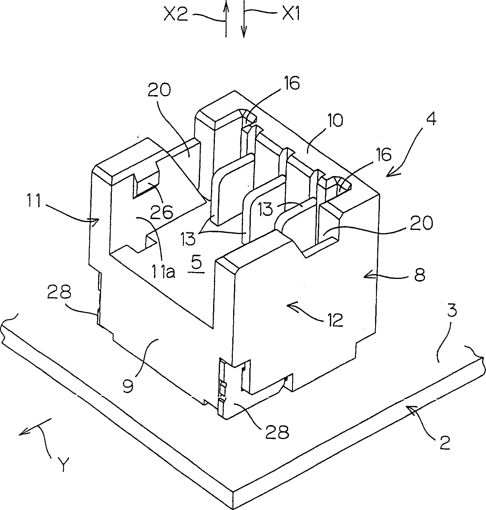 Electric connector and socket connector