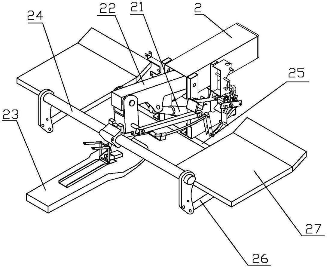 Automatic seedling transplanting depth control device