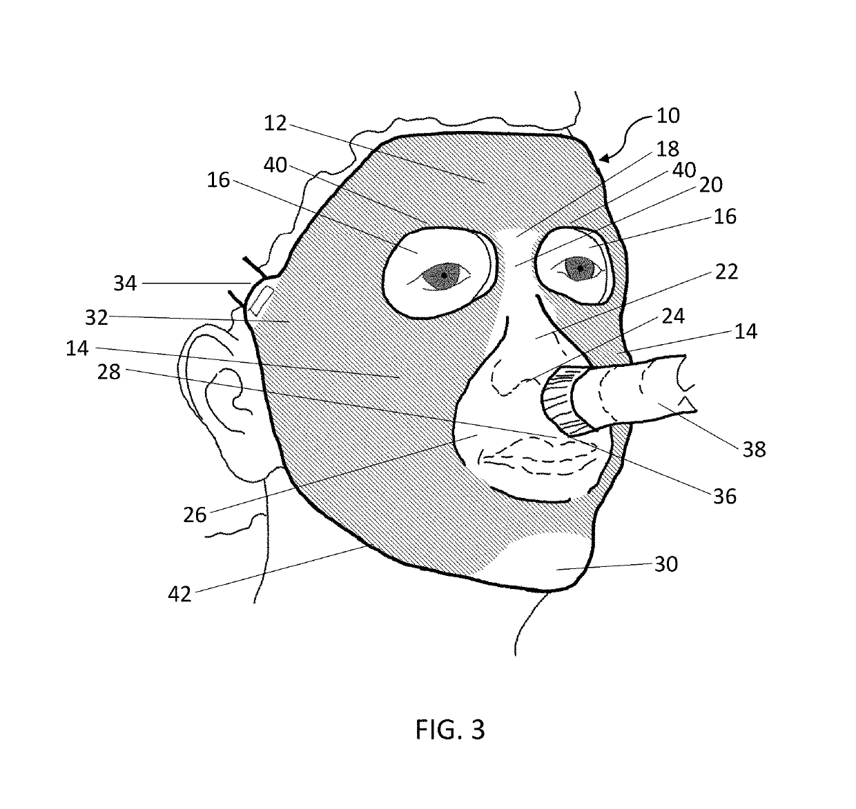 Facial mask apparatus and method of making