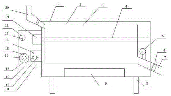 Efficient cylinder type tea fixation machine