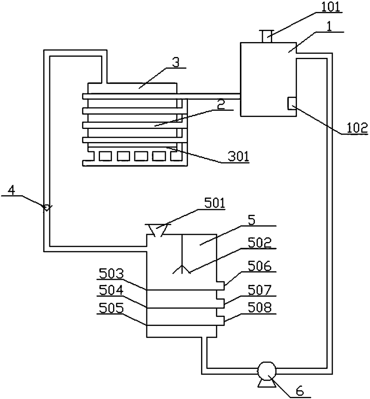 Cycling and precipitate recovering device for aluminum-air cells