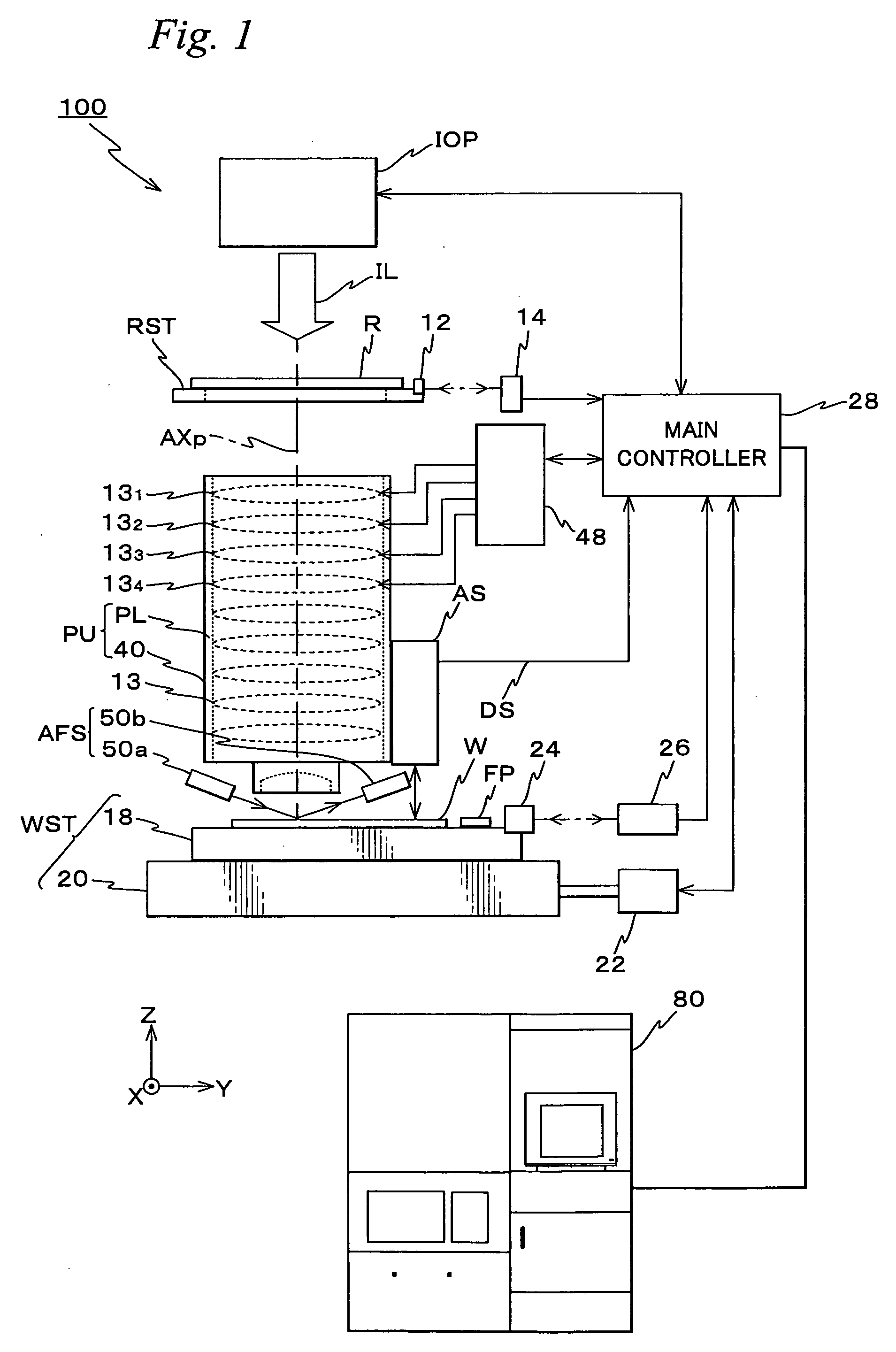 Linewidth measuring method, image-forming-state detecting method, adjustment method, exposure method, and device manufacturing method