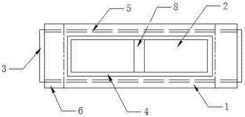 Special glass slide for microbiological inspection