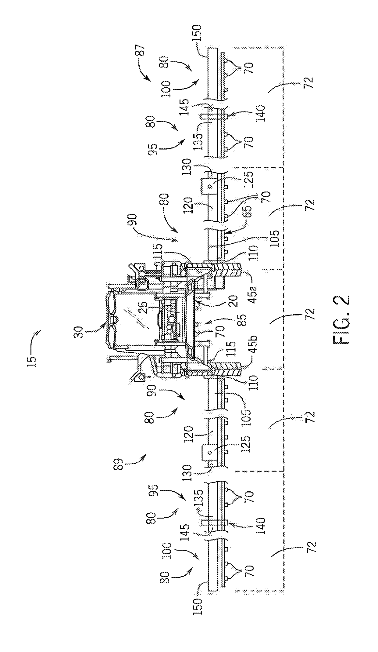 Suspension Control System Providing Closed Loop Control Of Hydraulic Fluid Volumes For An Agricultural Machine