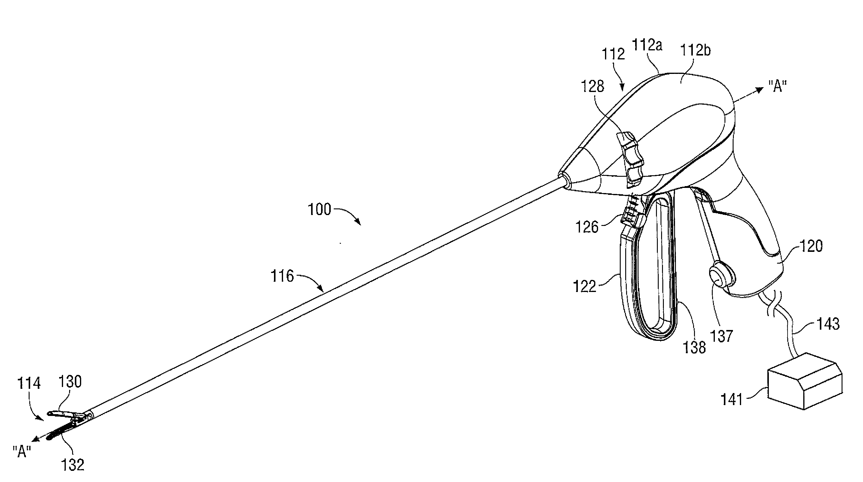 Surgical instrument with system and method for springing open jaw members