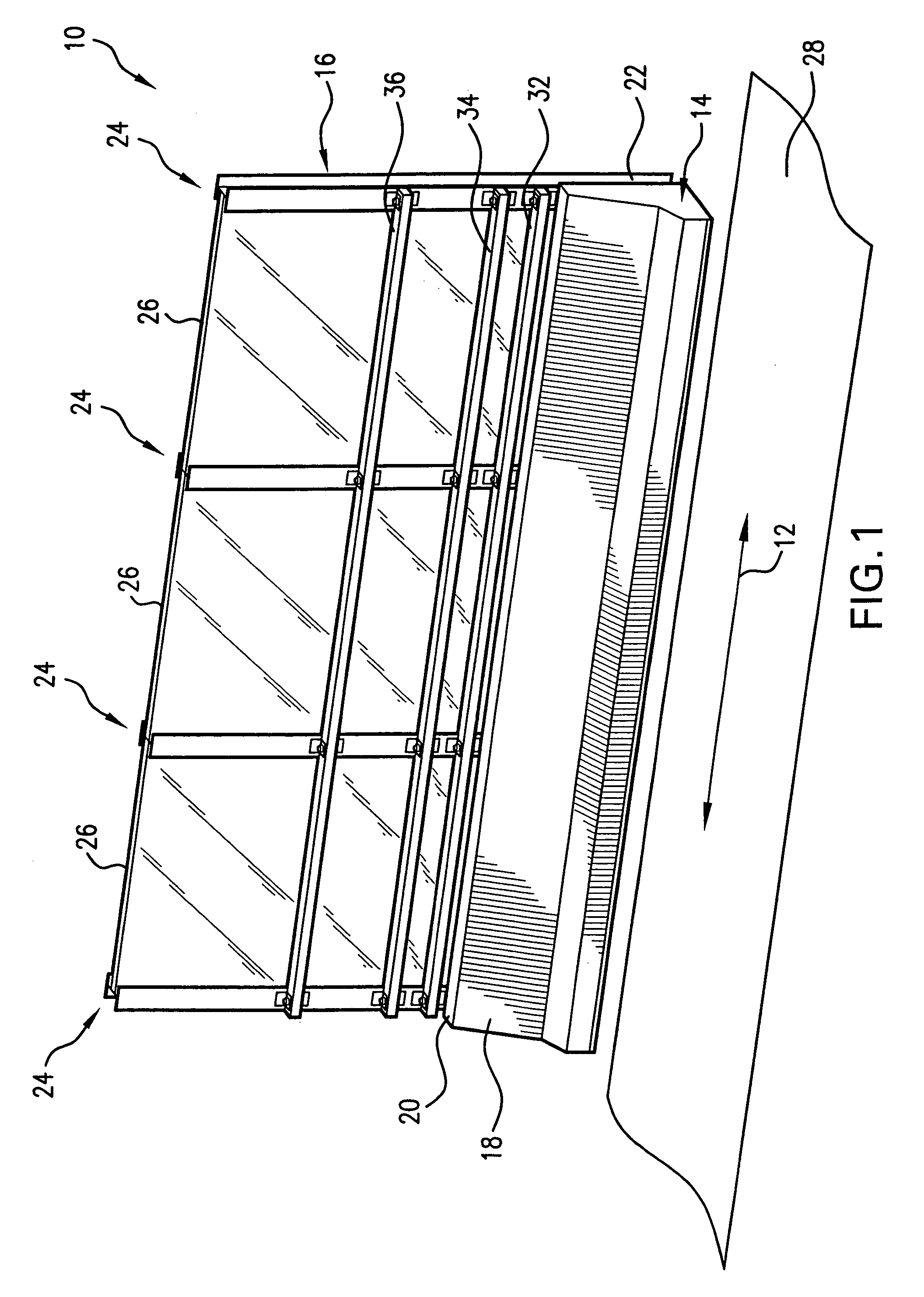 Traffic noise barrier system