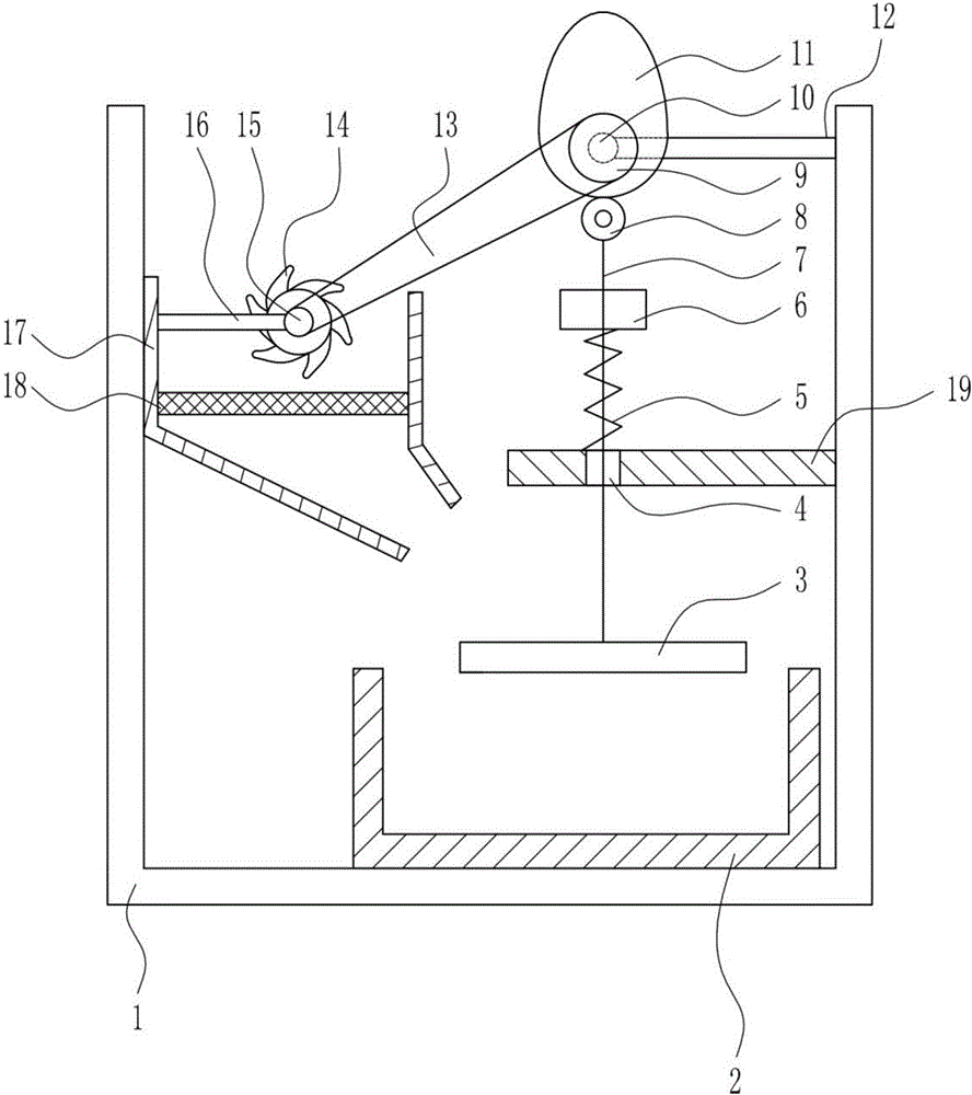 Grinding device for raw materials for manufacturing mosaic ceramic tiles