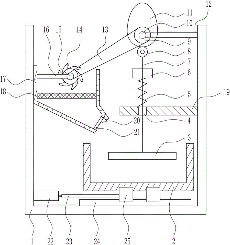 Grinding device for raw materials for manufacturing mosaic ceramic tiles