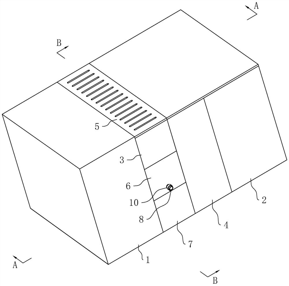 Rainwater recycling system for sponge city