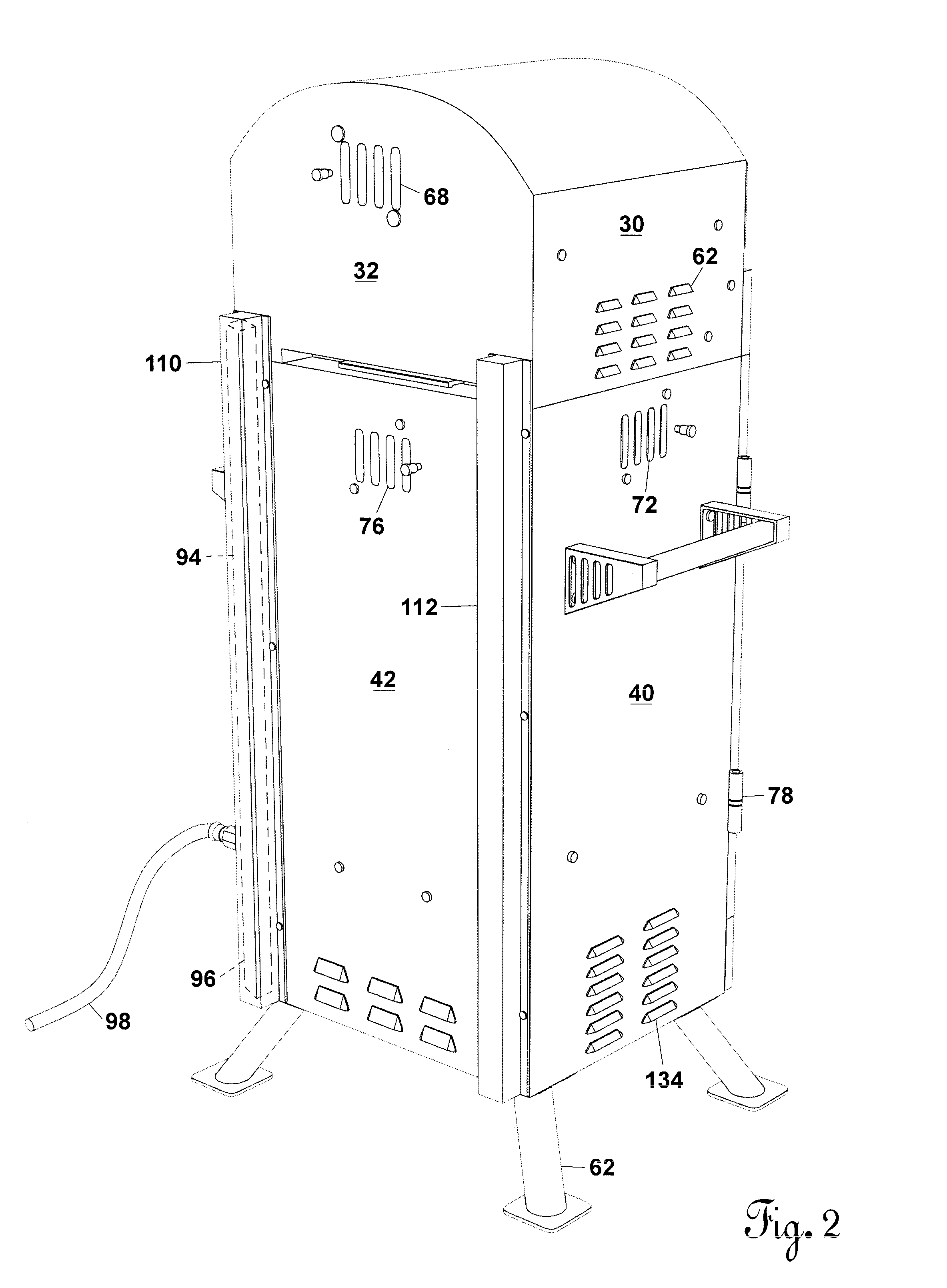 Apparatus for cooking and smoking food