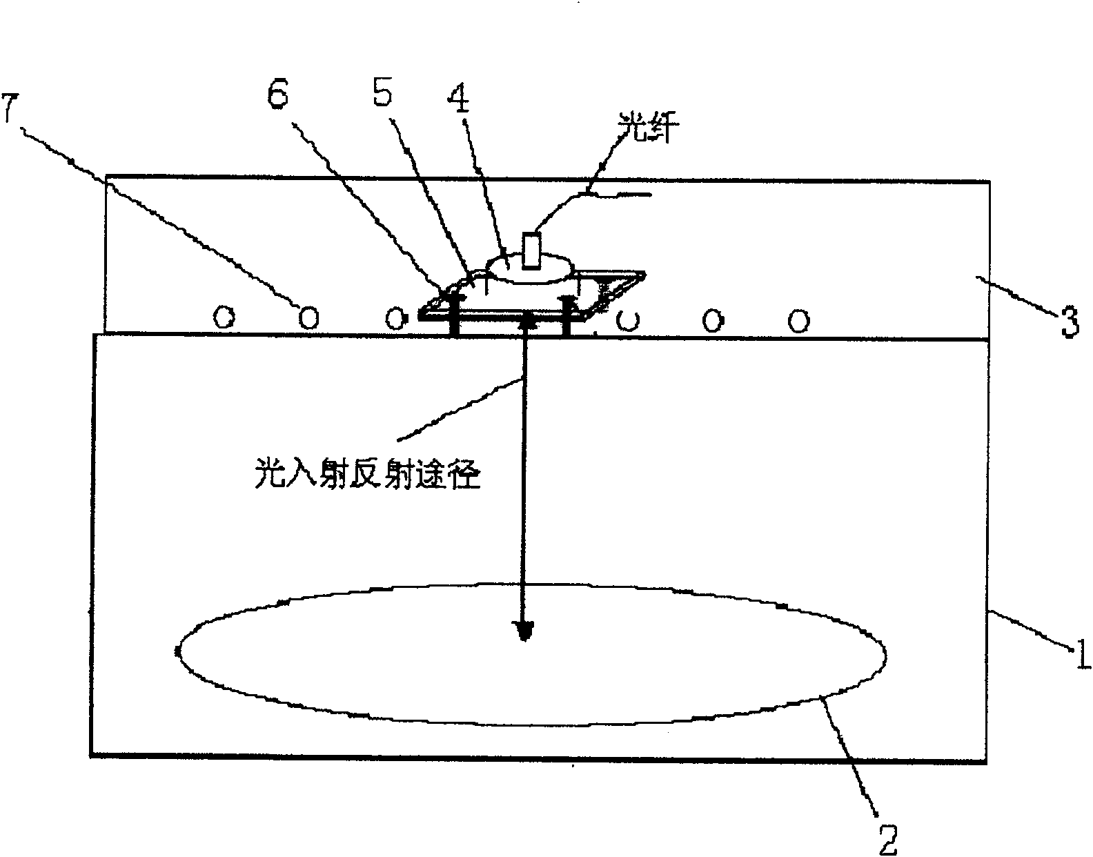 Interference light detection device and method for calibrating same