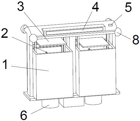 Outdoor extrusion dustbin