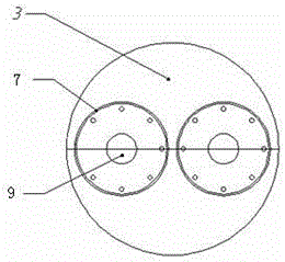 A platform anchoring device for a steel wire armored submarine cable