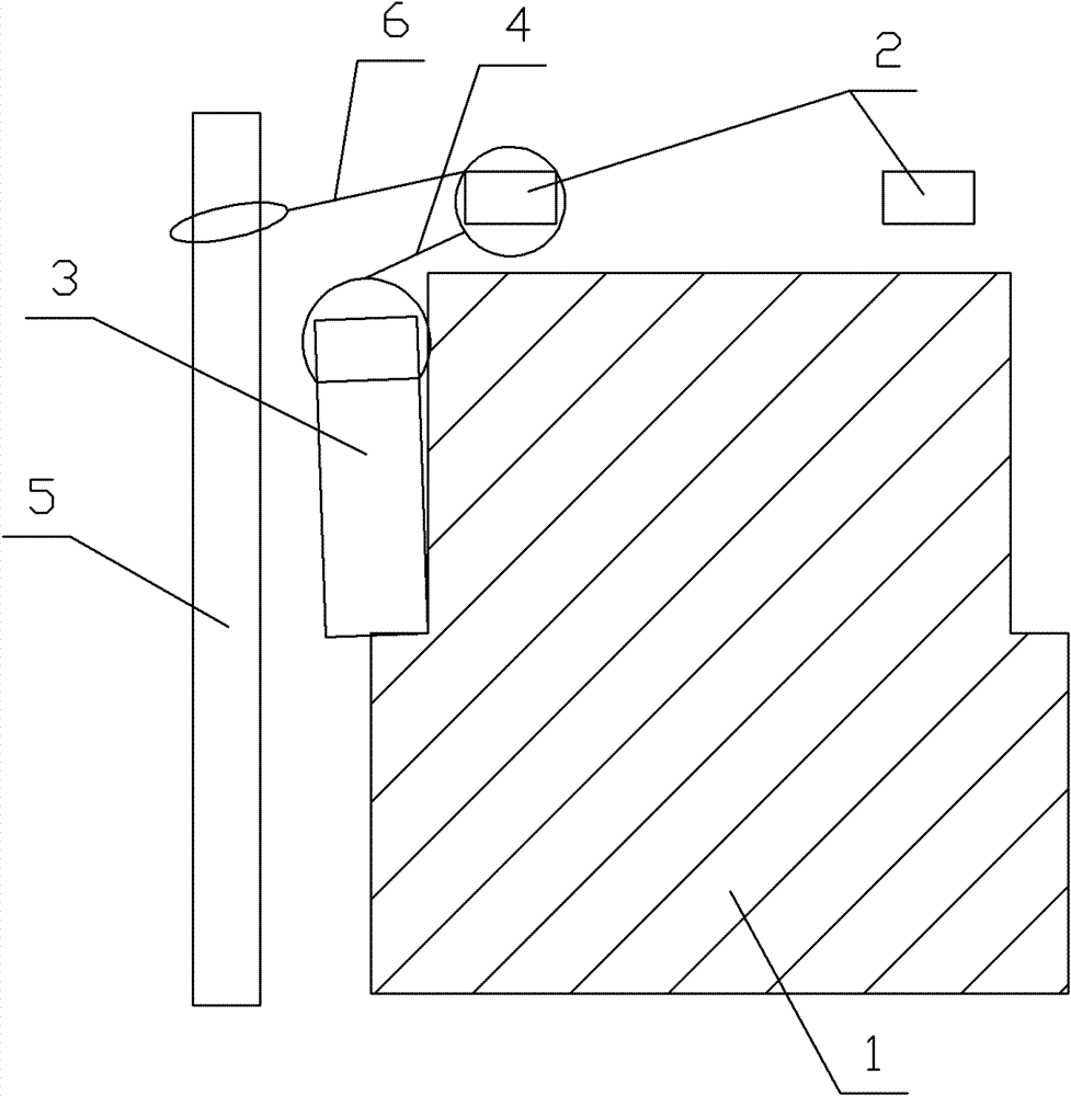 Quick installation method of coke oven guard plate and oven column