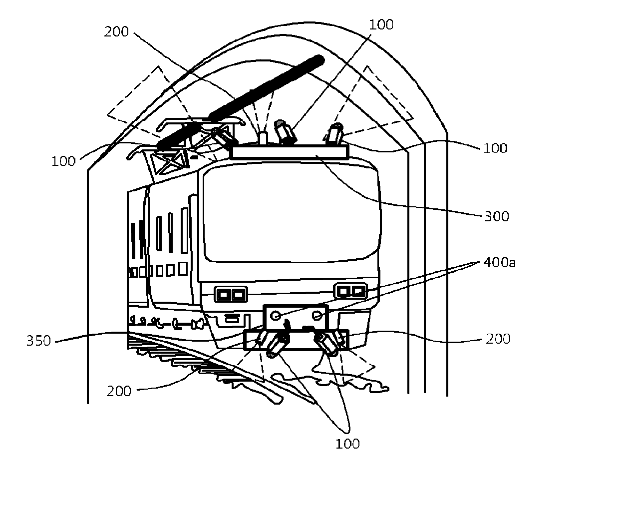 Railway installation synchronization monitoring system