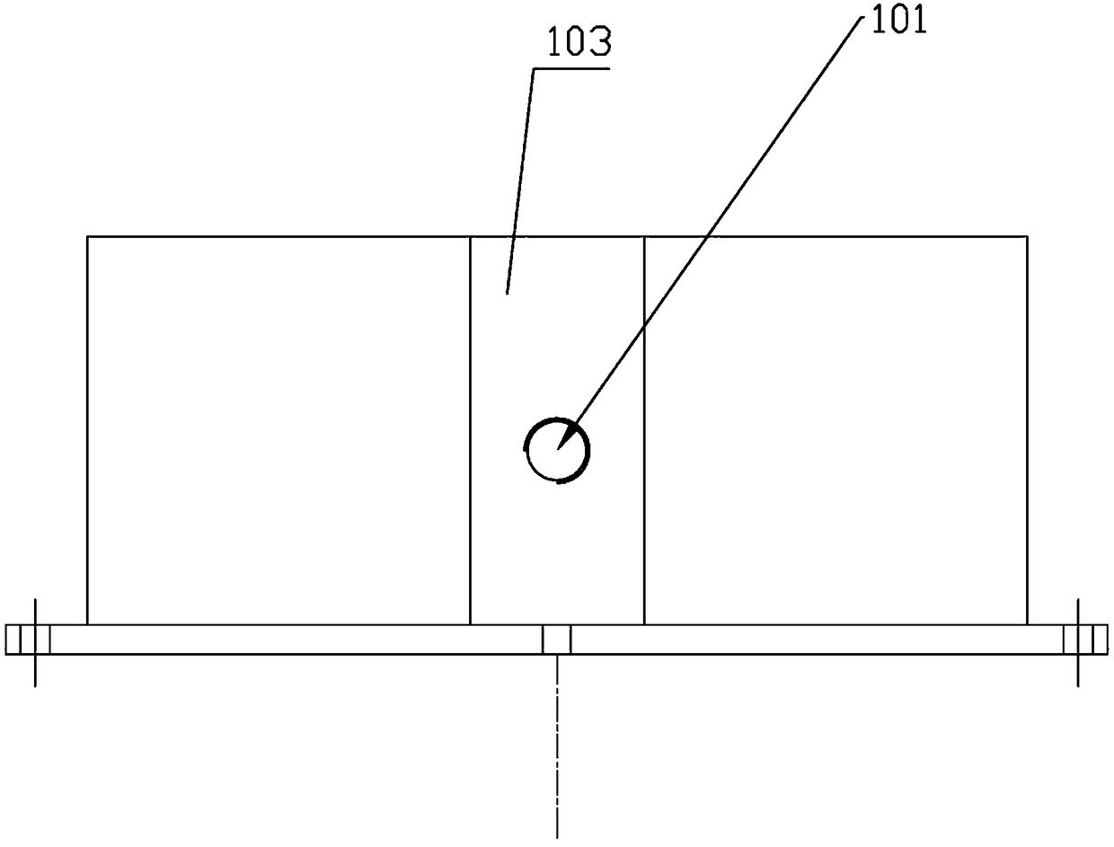 Device for monitoring tension force of mooring anchor chain