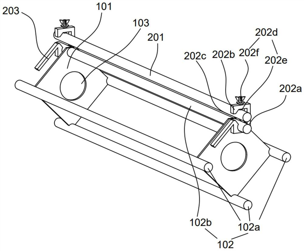 Manual winding device for coal conveying belt