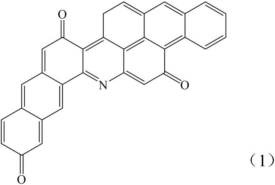 High-fastness black vat dye and preparation method thereof