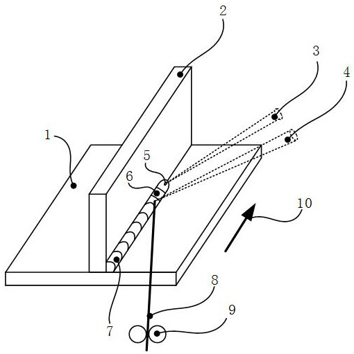 Titanium alloy angular joint welding method based on double-beam laser