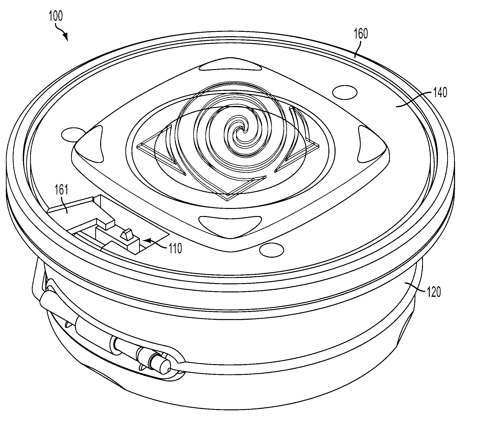 Twistable ring speaker control