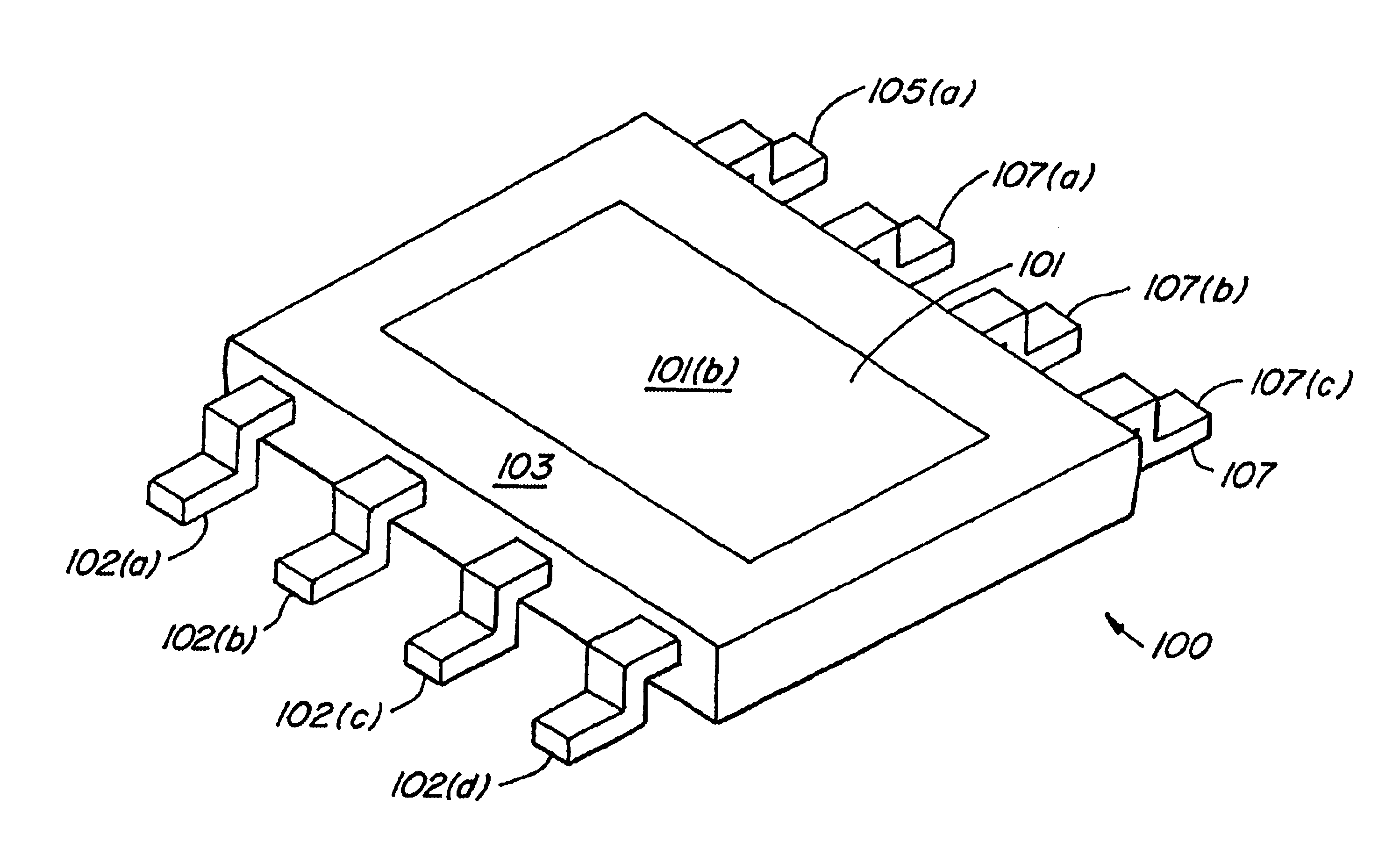 Thin, thermally enhanced flip chip in a leaded molded package