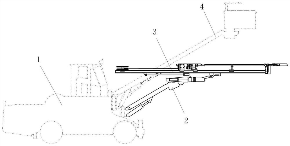 A rock drilling jumbo and a tunnel excavation method for reducing surrounding rock disturbance